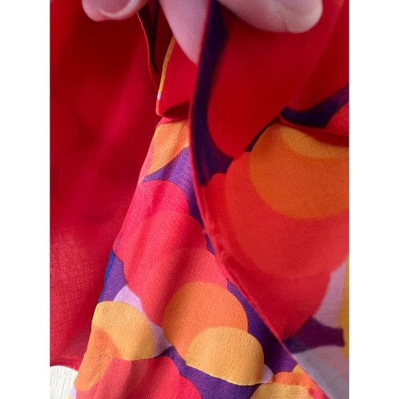 Psychedelic cape dot dress - Picture 5 of 9